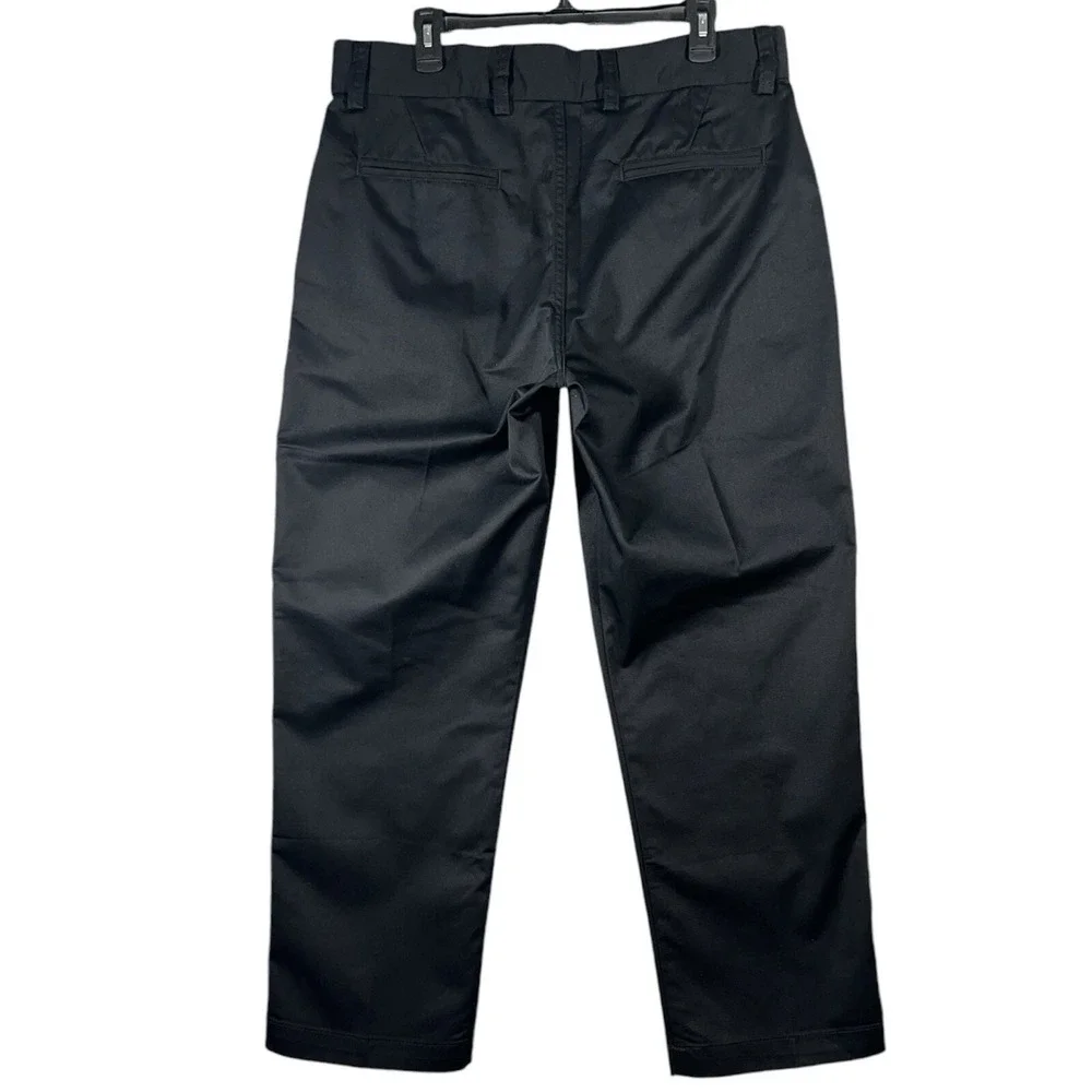 Tesla Motors Men's Black Reflective Work Uniform Pants Size 36x30 Staff Chinos - Picture 3 of 8